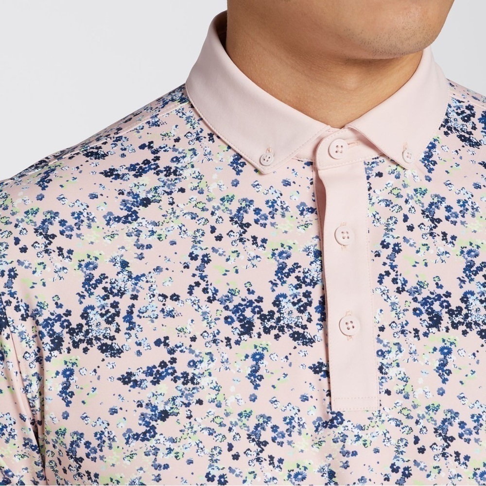 Walter Hagen Men's Performance 11 Garden Party Printed Short Sleeve Golf Polo - Picture 8 of 8
